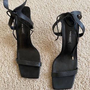 Nine West square toe heels